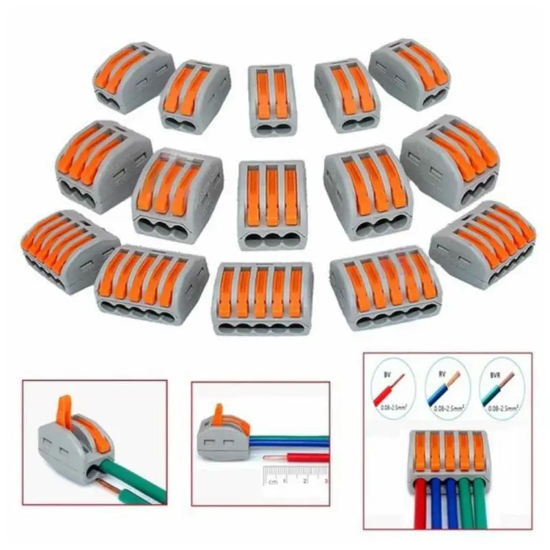 

Factory direct PCT quick connector PCT21 universal high simple wiring current terminal flame retardant building I9U4