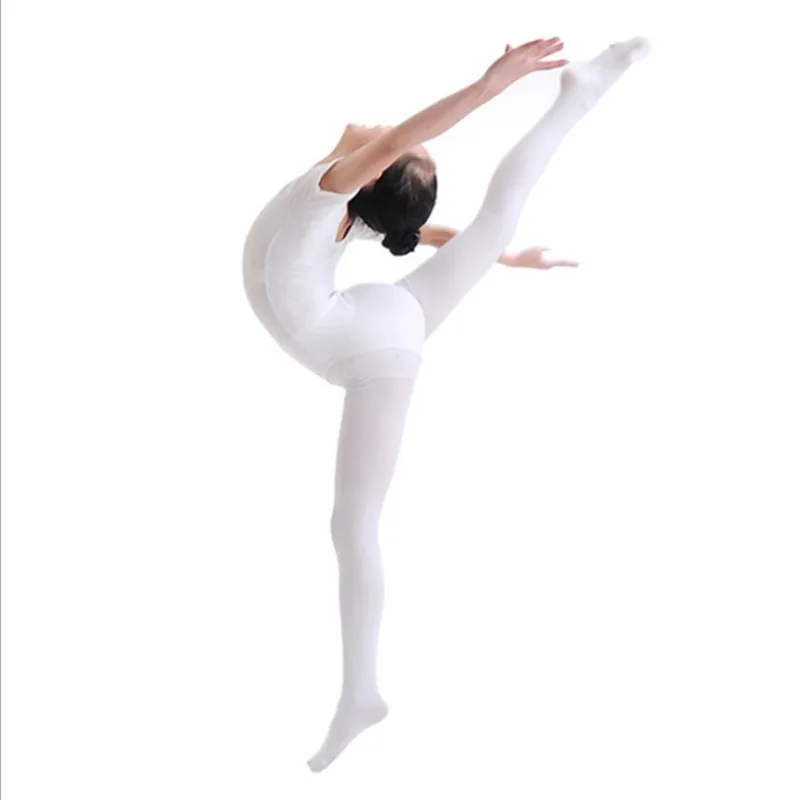 Children Ballet Dance Tights Dance Socks 80D High Elastic Velvet Ballet Dance Performance Practise Evening Dance Pants Socks