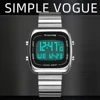 Chronograph Countdown Digital Watches For Men Fashion Outdoor Sport Wristwatch Men's Stainless Steel Waterproof Retro Clock ► Photo 3/6