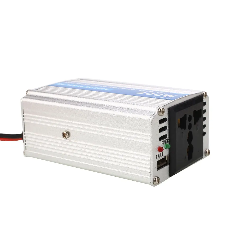 200w преобразователь напряжения автомобиля Питание адаптер конвертер 12v 220v компьютер DVD