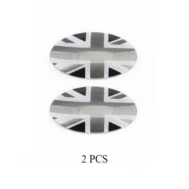 2pcs Union Jack ABS Car Gear Head Shift Knob Panel Cover Case Sticker For Mini Cooper F54 F55 F56 F60 Countryman Car styling M-3