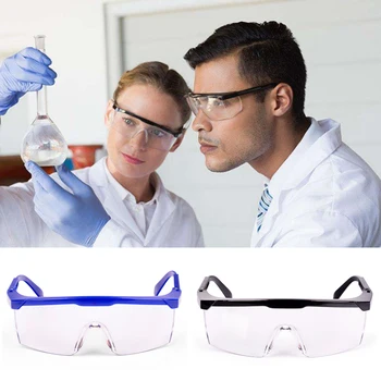 

Random Color protective glasses Safety Goggles Eyewear Work Safety Spectacles Protection Wind and Dust Anti-fog High toughness
