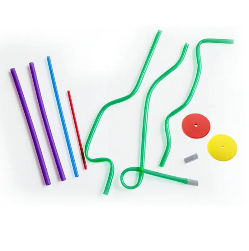 Kids Straw Training Kit Oral Muscle Training Tools Oral Rehabilitation Talking Tool Speech Therapy for Down's Autism