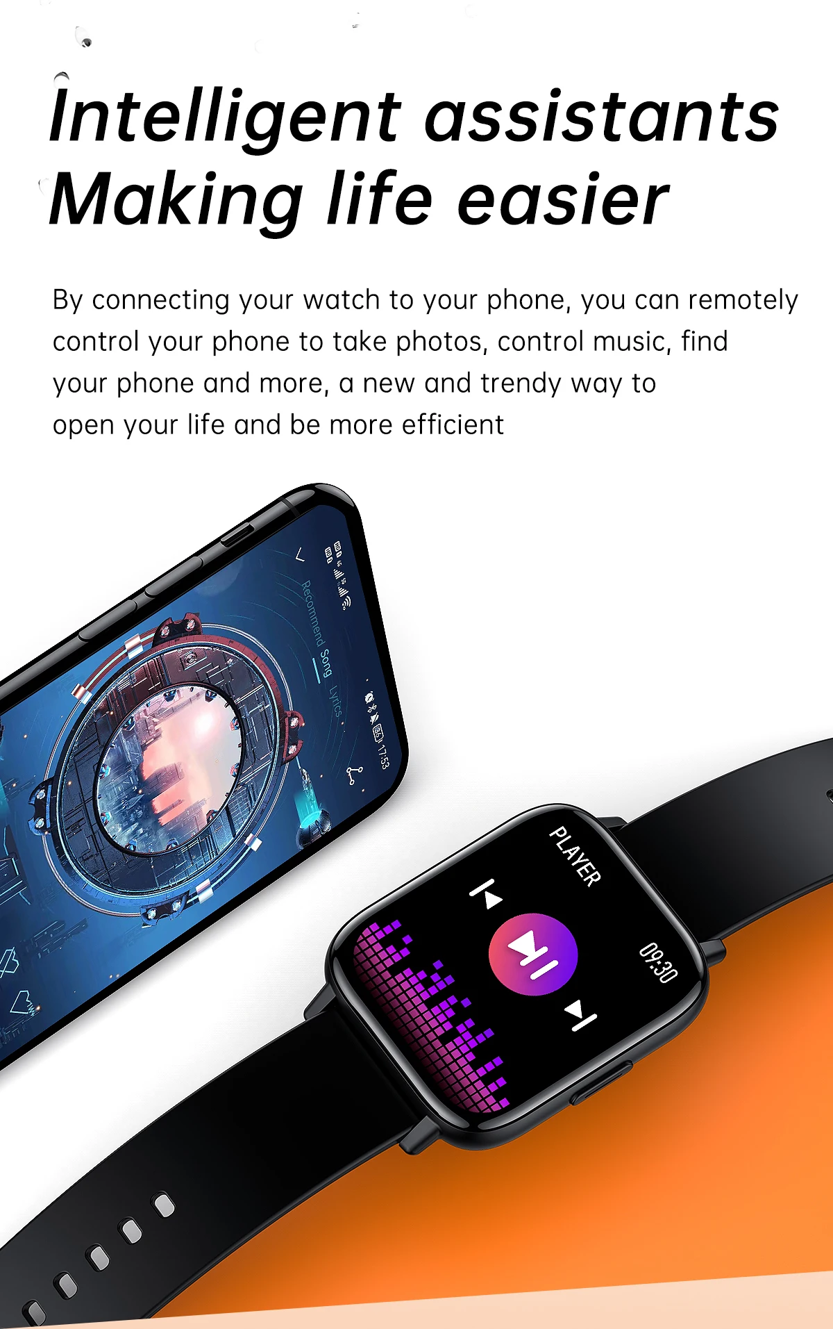 LEMFO reloj inteligente I20M para hombre y mujer, accesorio de pulsera con Bluetooth, AKITECNO.CL