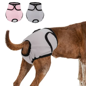 Reusable Dog Diaper Pant Physiological Pants Washable Female Girl Dogs Shorts Pants Absorbent Pets Underwear Sanitary Panties 1