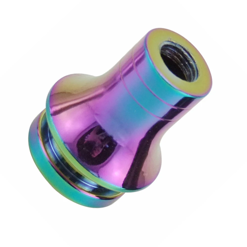 M12X1.25,Polished Multicolor Shift Knob Boot Retainer for Gear Shifter Lever