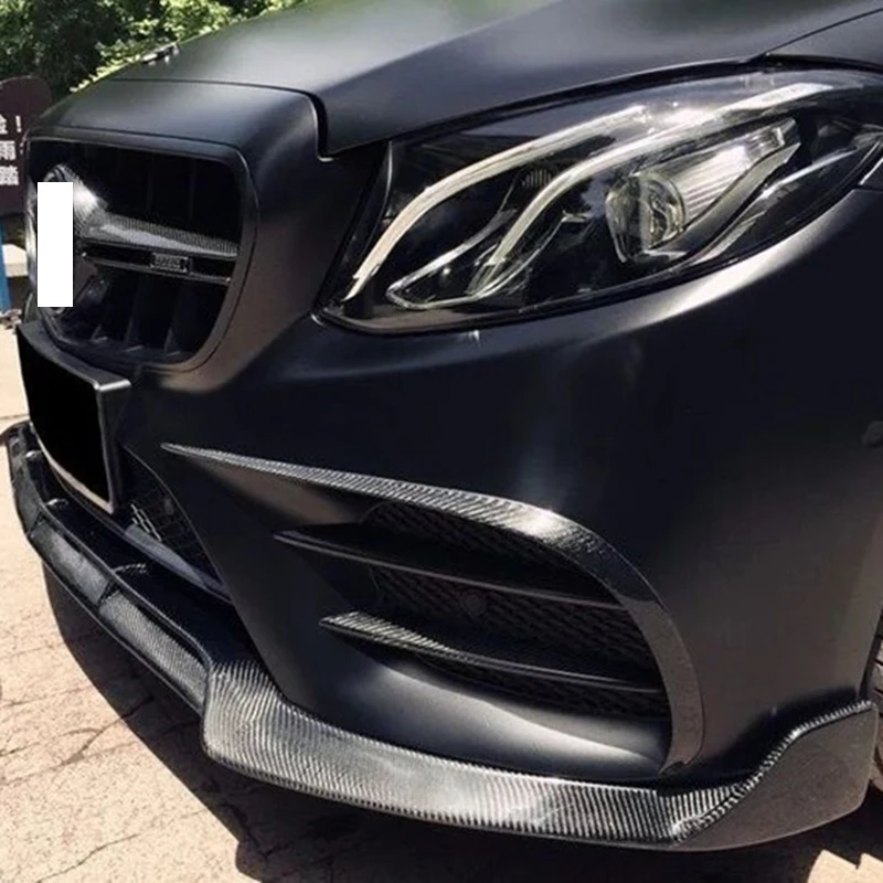 Для Mercedes-Benz E-Class W213 E200 260 300L Barbos углеродное волокно передняя губа задняя губа хвост ветер лезвие хвост горло