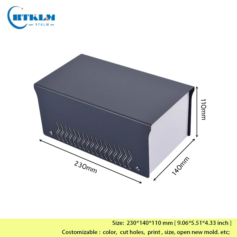 DIY Eisen elektrische box eisen verstärker gehäuse für elektronische projekt box eisen instrument fall kleine junction box 230*140*110mm – Detail 11