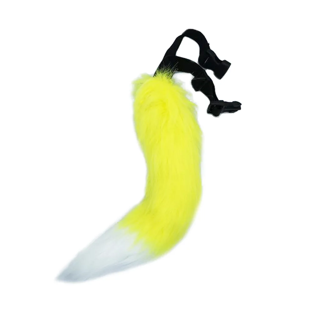 9 38 Cm Faux Fur Children's Day Fox Tail Cosplay Halloween Party Costume Christmas Unisex Tail - Цвет: 9