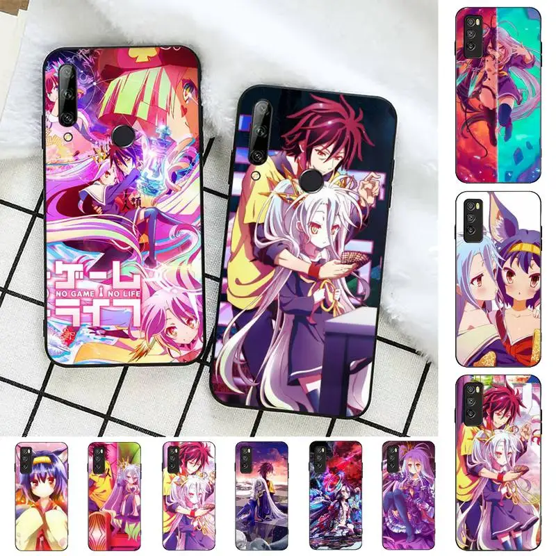 FHNBLJ Game NO life Anime Phone Case for Huawei Honor 8 9 10 5A 30 20 pro lite 8X 8C | Мобильные телефоны и аксессуары