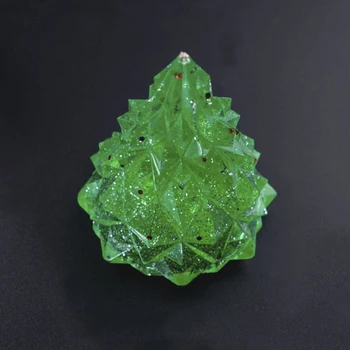 

Handmade Epoxy Resin 3D Christmas Tree Night Light Modeling Mold DIY Christmas Gifts Home Decorations DC112