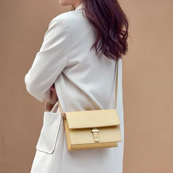 

2020 Bag Women's New Style for Autumn and Winter Small Bag Messenger Bag Square Sling Bag Fashion Simple Shoulder Bag