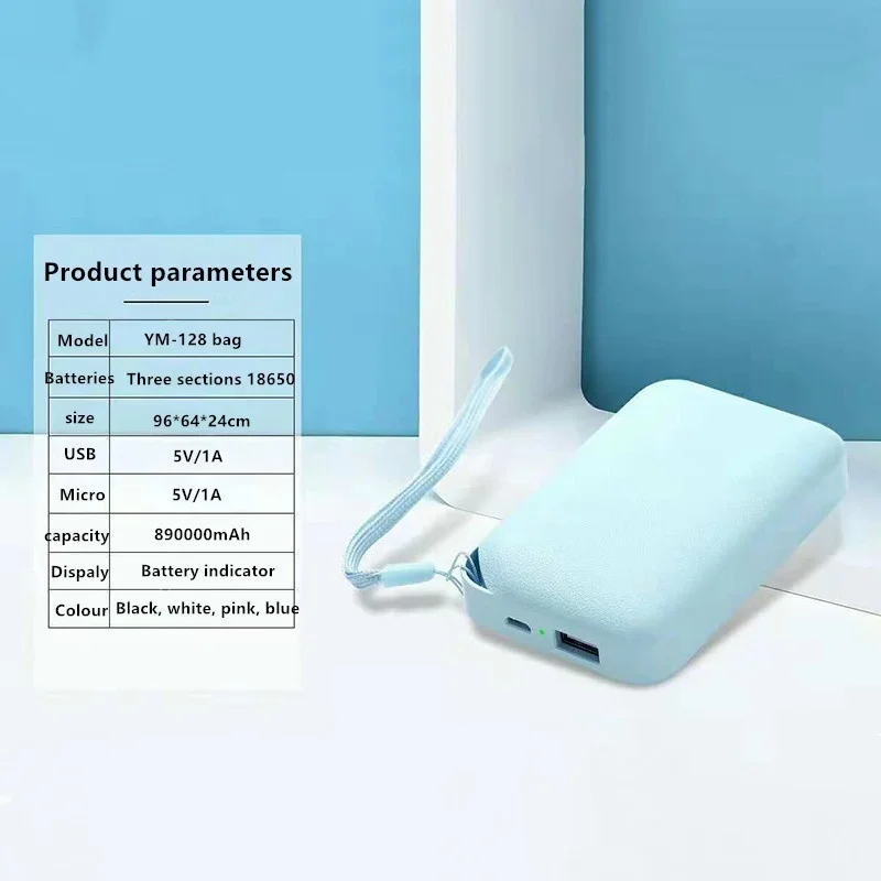 Портативный mi ni power Bank Внешний аккумулятор power bank для телефона Xiaomi mi 9 смартфон 9001-10000 мАч CE mi power Bank