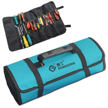 

Pocket Roll Up Hand Tool Slot Pouch Wrench Screwdriver Socket Bag Storage Holder