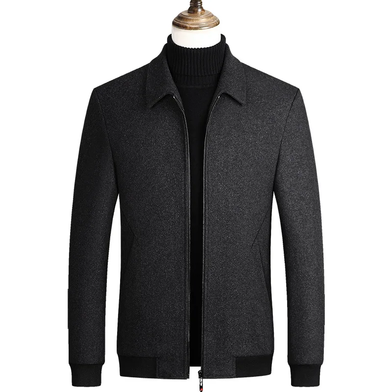 

KUYOMENS Brand Casual Jacket Men Winter Autumn Outerwear Thick Mens Jackets and Coats Wool Male Jacket for Men's Clothing M-4XL