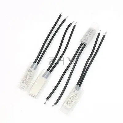 

4 Pcs Bimetal Thermostat Temperature Switch 65 Degree Celsius Normally Closed