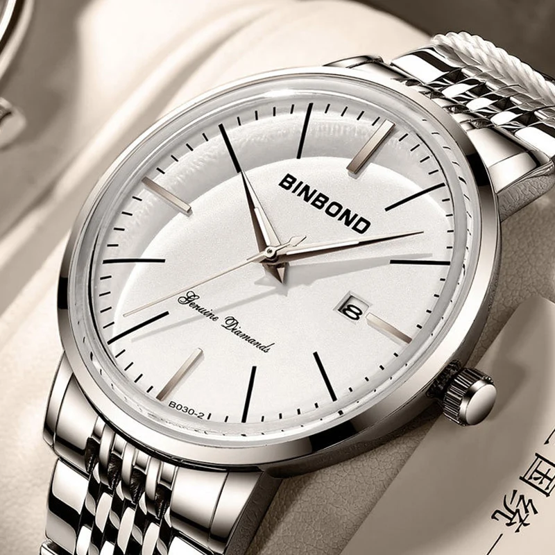 Watch Men's Ultra Thin Large Watch Disc Curved Screen Steel Strip Men's Watch Waterproof Luminous Calendar Fashion Quartz Watch