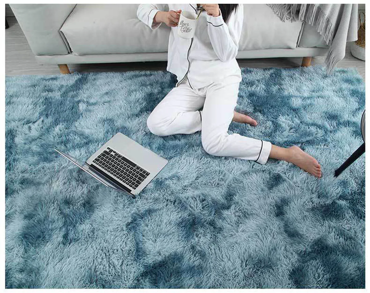 Ultra Soft Area Rug For Bedroom flu-ffy Shaggy Rugs Living Room Nursery furry Carpets Boys kids Plush | Дом и сад