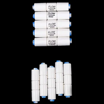 

Water Filter Parts RO Flow Restrictor 300CC-1500CC With 1/4" Hose Quick connection Reverse Osmosis Machine