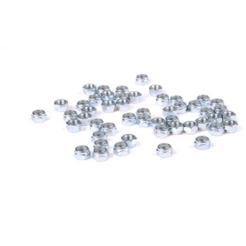 

10Pcs M3 Galvanized Self-locking Nut Carbon Steel Lock Nut Locknut Slip Nuts