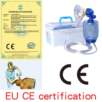 

Simple automatic respirator silicone / PVC manual CPR airbag hospital emergency breathing mask