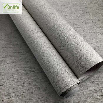 

GrassCloth Wall Stickers Light Beige Linen Fine Straw Woven Wallpaper Sticker Cabinet Table Top Ceiling Renovation Home Decor