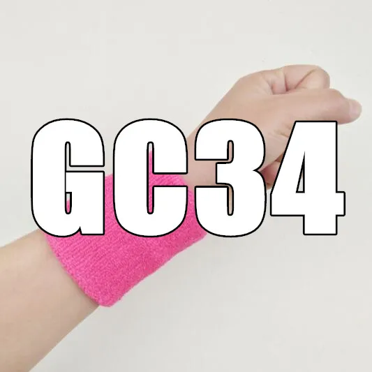 Последний 2020 Q3 GC34 новый стиль GC 34 наручный набор рукав пот Впитывающее спортивное