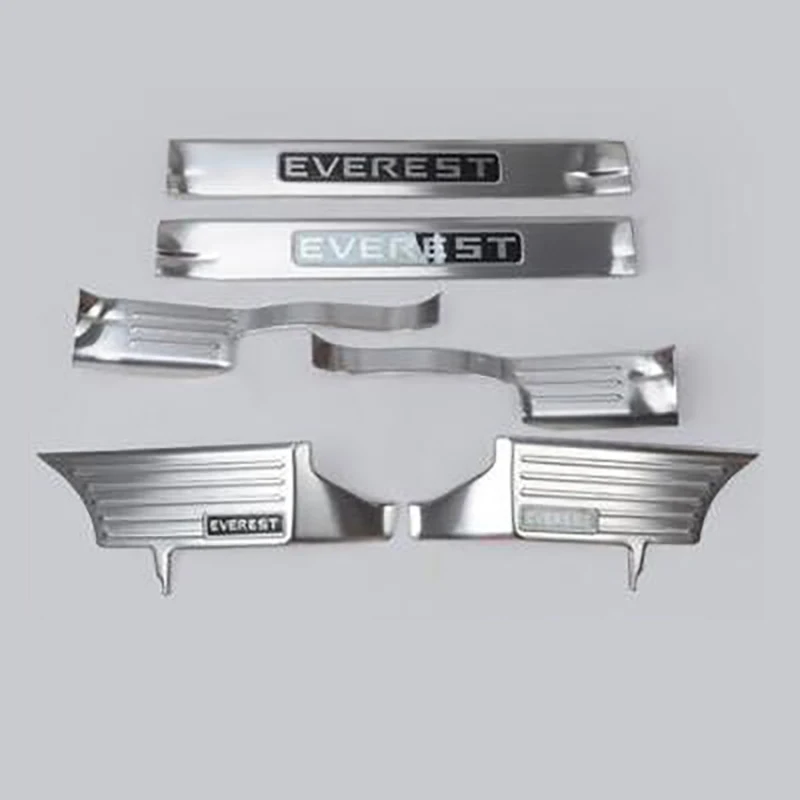 

Suitable for 15-19 ford Everest door welcome pedal special stainless steel doorsill strip, boot guard trim strip