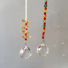 2PK/набор ручной работы Suncatcher Радуга производитель хрустальный шар Призма кулон Висячие орнамент домашний свадебный Декор сувениры