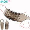 IKOKY Penis Ring Reusable Silicone Cock Ring Penis Enlargement Delayed Ejaculation Sex Toys For
