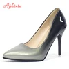 Aphixta 2022 New Pointed Toe Women Thin Heel Shoes Super High Heels Rose Flowers Patent Leather Party Shoes Woman Big Size 48 ► Photo 1/6