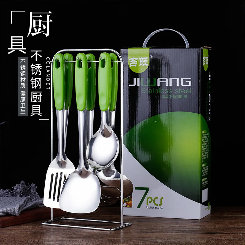 Heat Resistant Stainless Steel Spatula Cooking Spatula Ladel Colander Kitchen Cooking Shovel Tool Kitchenware Manufacturers Whol