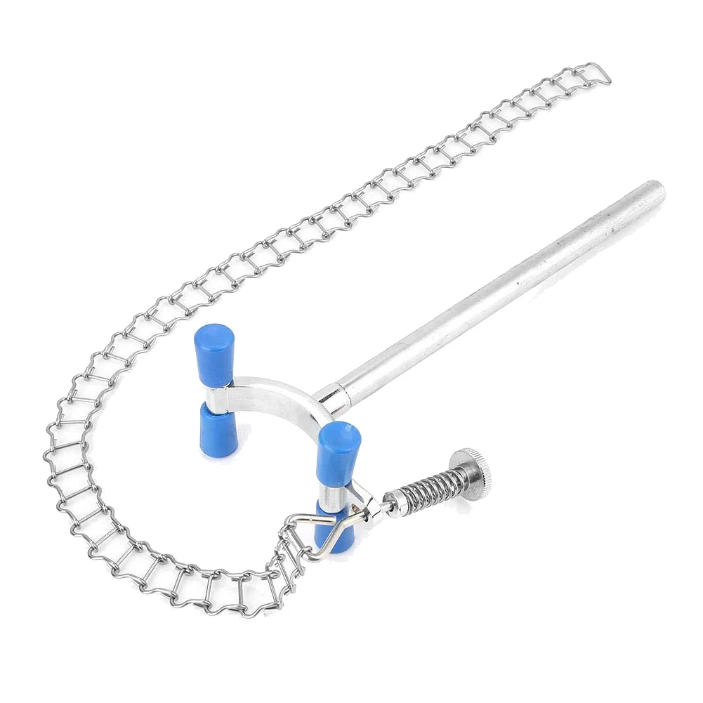 

Lab Beaker Chain Clamp Clip Beaker Container Fixator Chemical Laboratory Equipment GT66