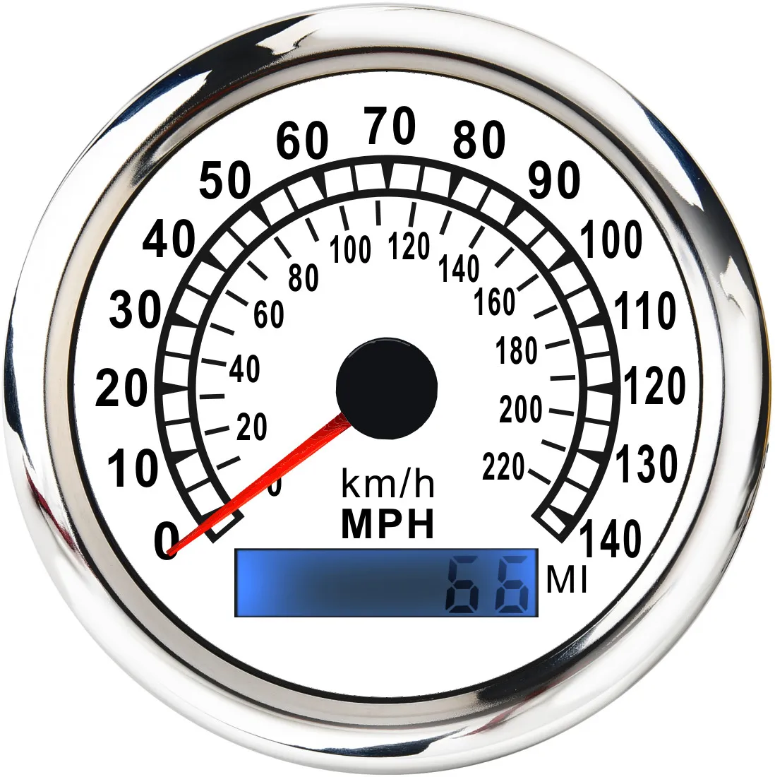Универсальный 85 мм 140MPH светодиодный цифровой gps Спидометр для грузовика моторной лодки авто подсветка 12 В автомобильные аксессуары Анти-туман водонепроницаемый
