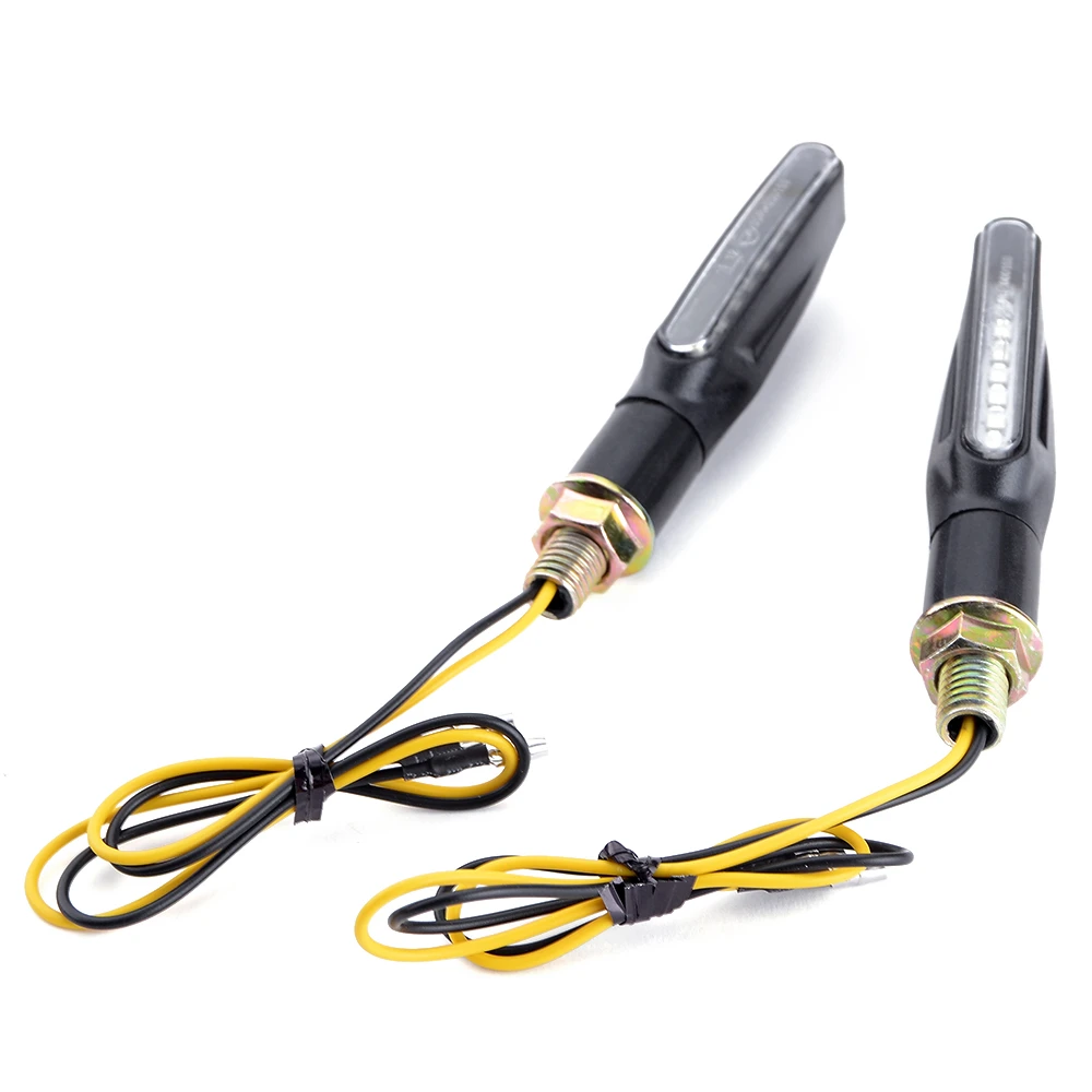JAER 2 шт. 12 В E24 mark универсальный мотоцикл 9SMD светодиодный индикатор поворота течёт вода Янтарный мигалка светильник мигалки лампа