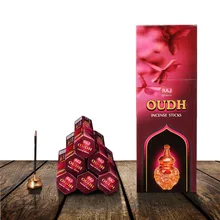 T OUDH ручной работы Индийские ароматические палочки 3/6 трубки Индия линия палки Ладан ароматы для дома не включает в себя Ладан горелки