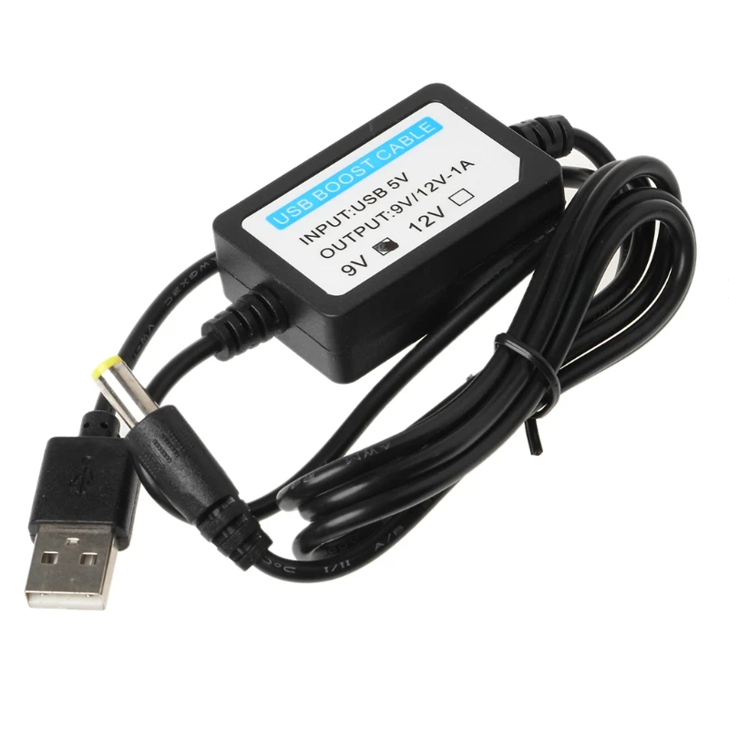 USB 5V To 9V 5.5x2.1mm Male Step up Transformer Adapter Cable For 9V WiFi Router