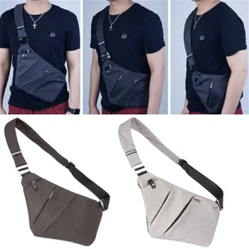 

Brand New Men Anti-Theft Travel Chest Bag Camping Sling Cross-Body Shoulder Bag Pack Sports Waist Bags 2 Colors Messenger Bags