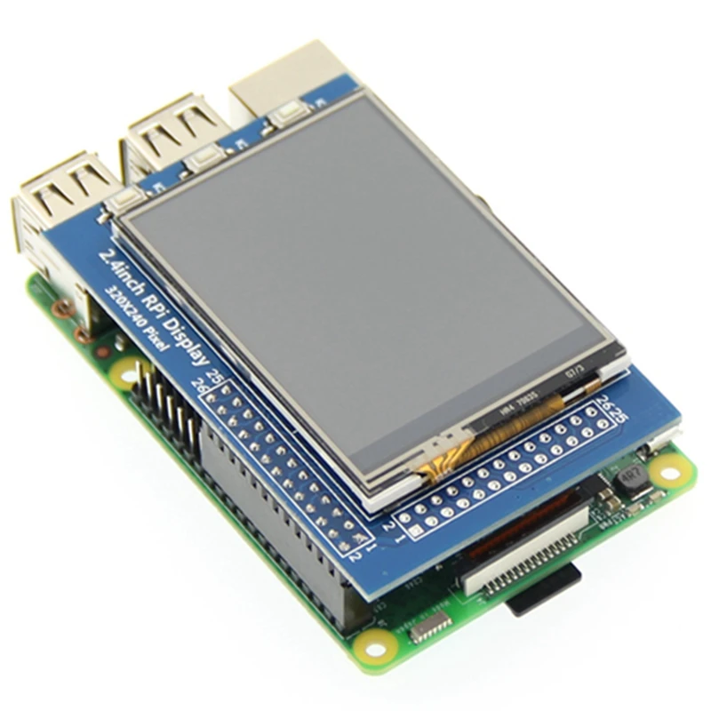 2,4 дюймовый ЖК-экран 320x240 TFT экран для Raspberry Pi 4B Raspberry Pi 3 Model B/B