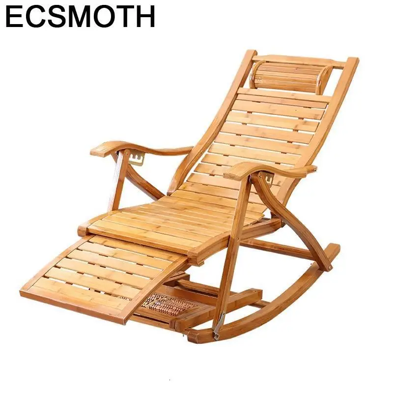 Terraza Mueble Relax Kanapa Rocking Bamboo Fauteuil Salon Sillon
