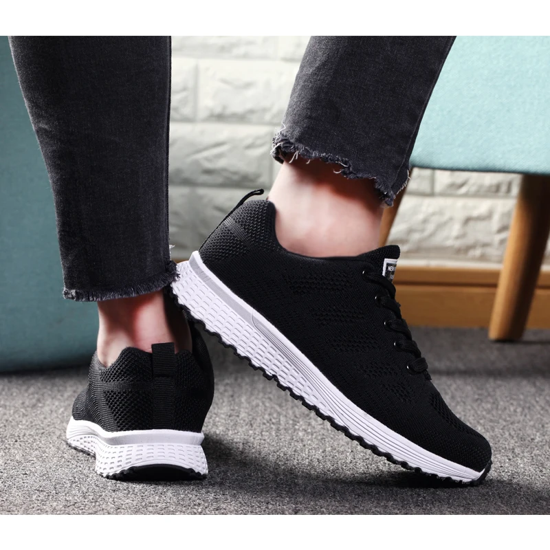 Женская обувь 2020 белые кроссовки для женщин дышащая прогулочная