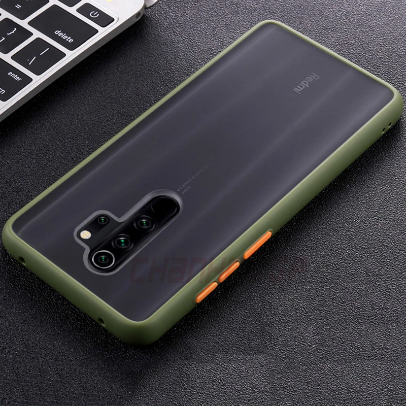 Противоударный защитный силиконовый чехол для Xiaomi mi 9T 9 A3 Lite CC9 Note10 Red mi K20 7A 8A Note 8 Pro Note 7 8T 6 Phone PC Cover Funda - Цвет: Зеленый
