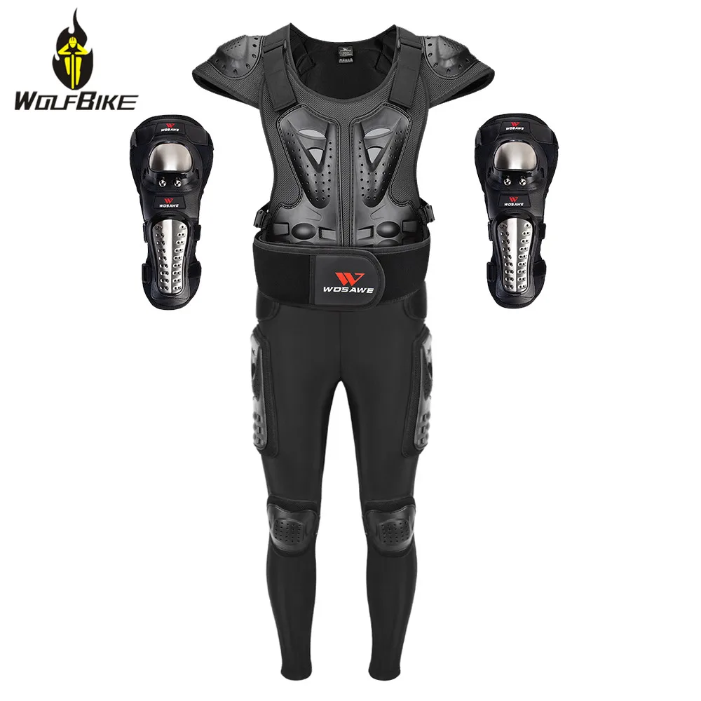 WOSAWE Adult MTB Motorcycle Back Body Protection Armor Hip Butt Spine