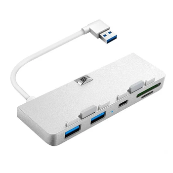 

Aluminum Alloy USB 3.0 Hub Adapter with SD/TF Card Reader for Imac Docking Station