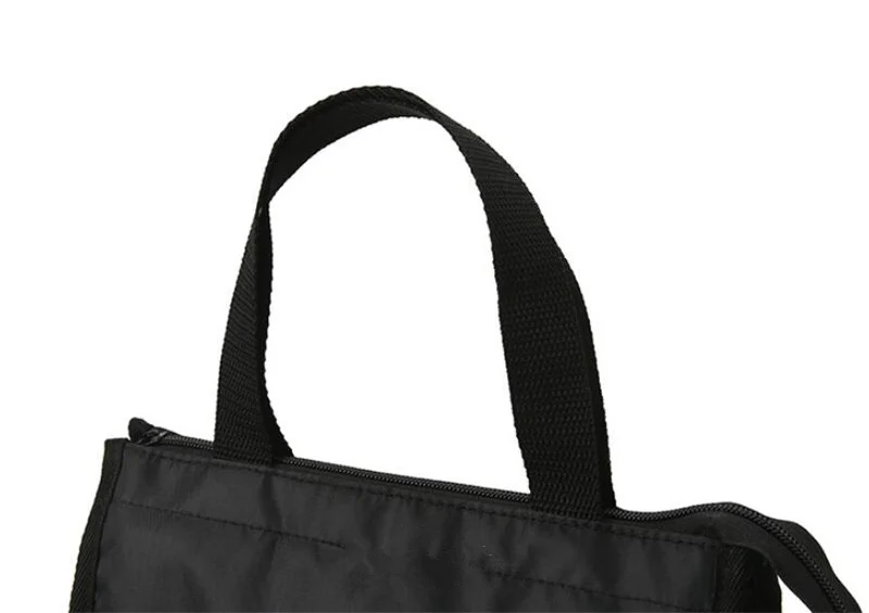 Фиолетовая 1 шт., черная сумка для обеда с рисунком кактуса, Термосумка для пикника, сумка для обеда с изоляцией, сумка Bento, дорожный пищевой органайзер для фруктов