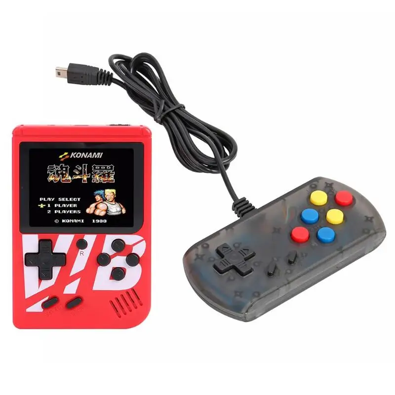Red Q5 VIB 8 бит Ретро Вибрация ТВ игровая консоль ручка Встроенный 169 игр - Цвет: Red