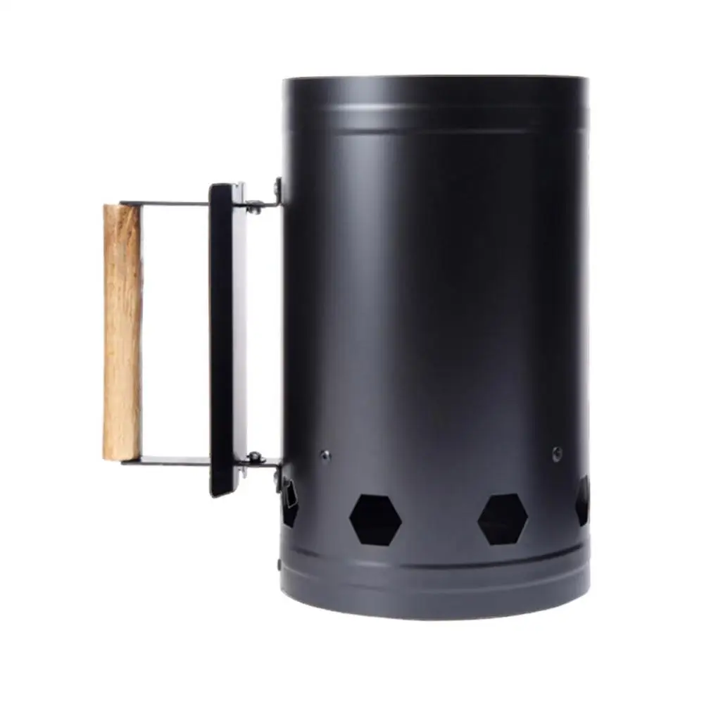 Fast Charcoal Ignition Barrel Carbon Stove for Outdoor Barbecue