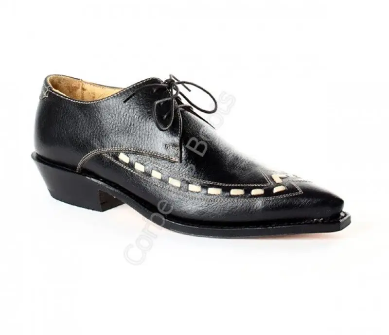 

Sendra mens black pu Leather Shoes Lace Up Casual Shoes Dress Shoes Brogue Shoes Vintage Classic Male Casual F282
