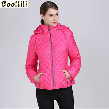 

Boollili Short Jacket Woman Hooded Autumn Winter Coat Women Parkas Abrigos Mujer Invierno 2020