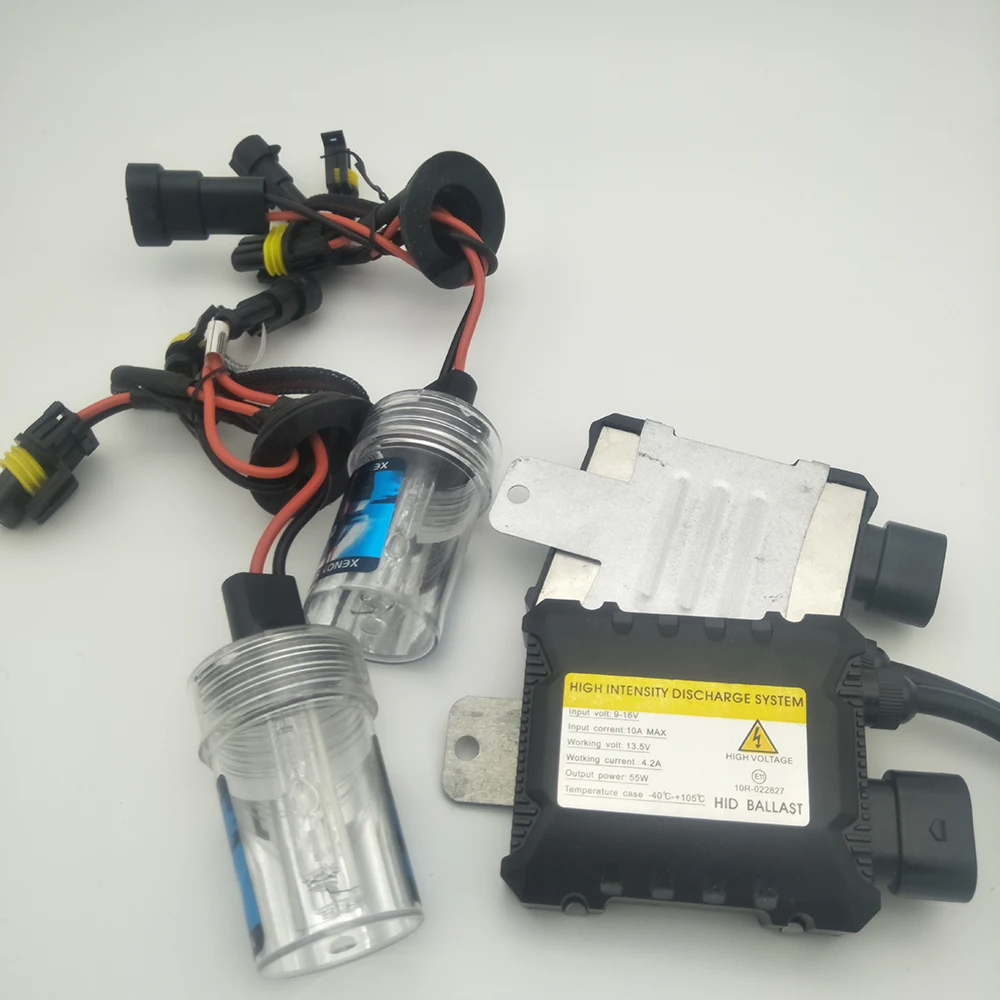 

1 set H4 h7 h1 55W Xenon HID Kit Metal Ceramic Base Xenon Bulb Lamp 4300K 6000K 8000K Digital Ballast for Car Headlight DC 12V